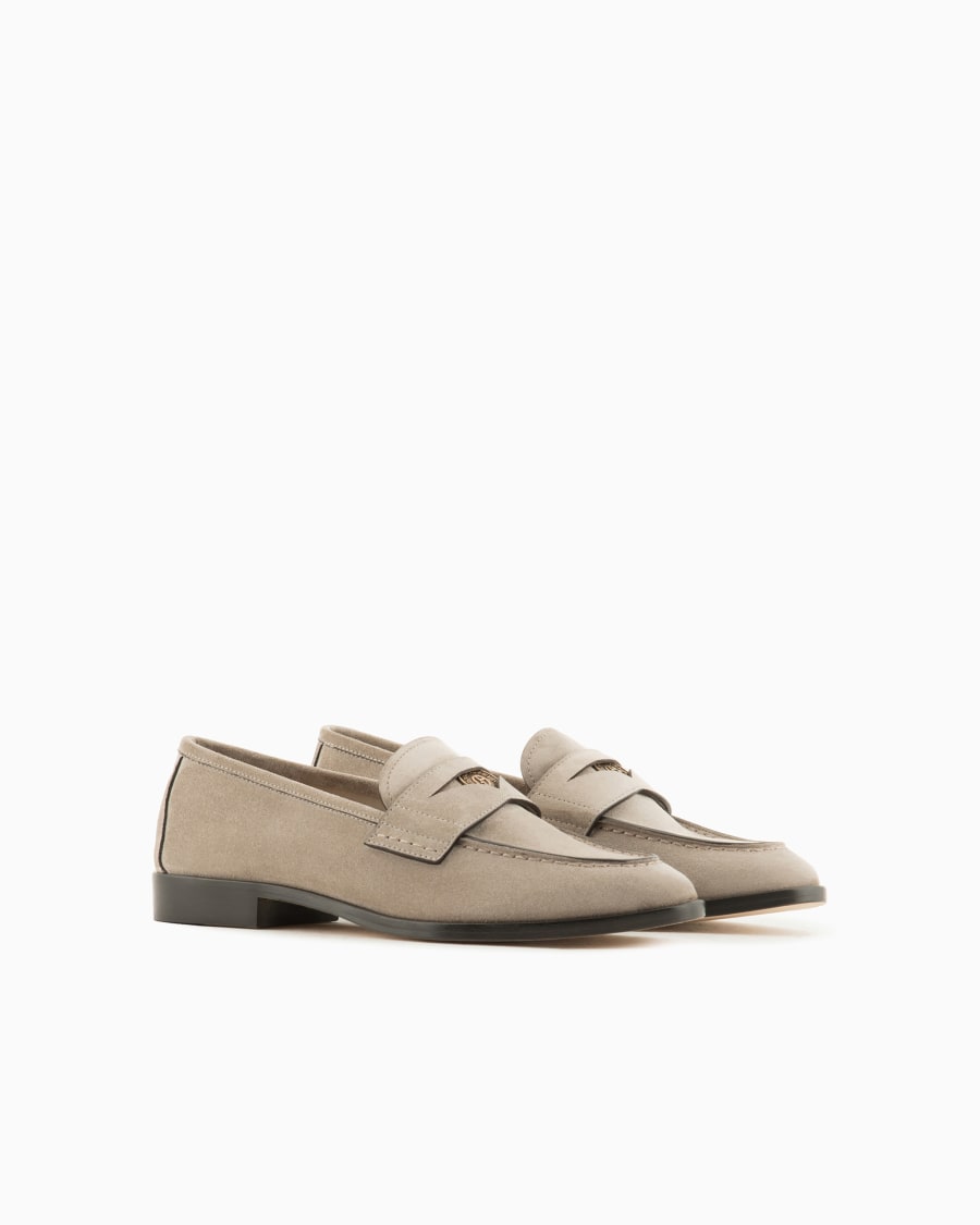 The world of armani MOCASSINI IN SUEDE 2025