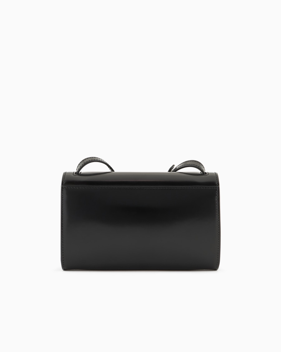 The world of armani DENIM COLLECTION CROSSBODY PICCOLA IN PELLE SPAZZOLATA Italy