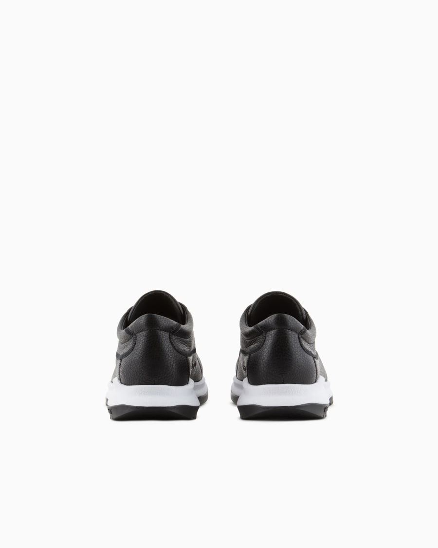 The world of armani SNEAKERS IN CERVO E PELLE Sconto