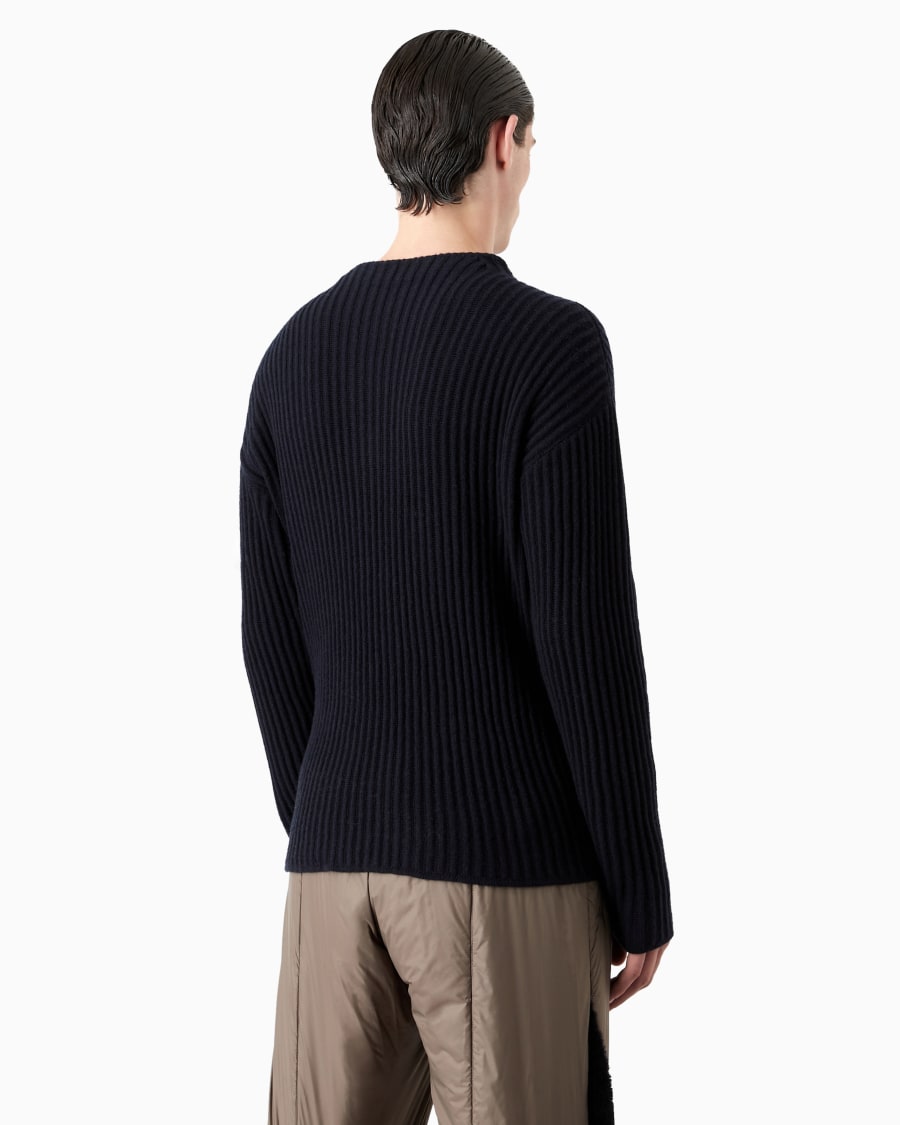 The world of armani GIORGIO ARMANI NEVE MAGLIA IN LANA E CASHMERE Offerta