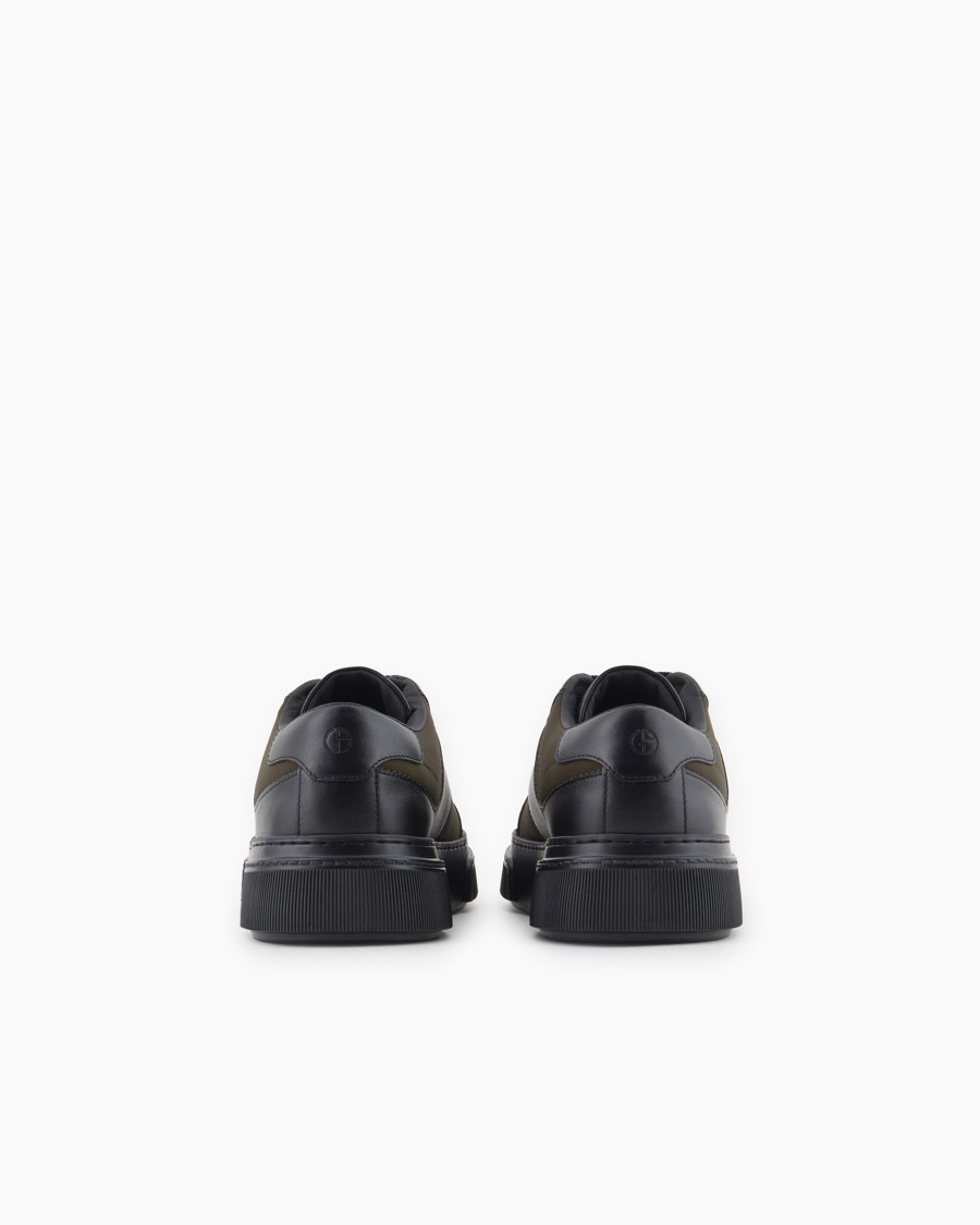 The world of armani SNEAKERS IN PELLE E TESSUTO Online