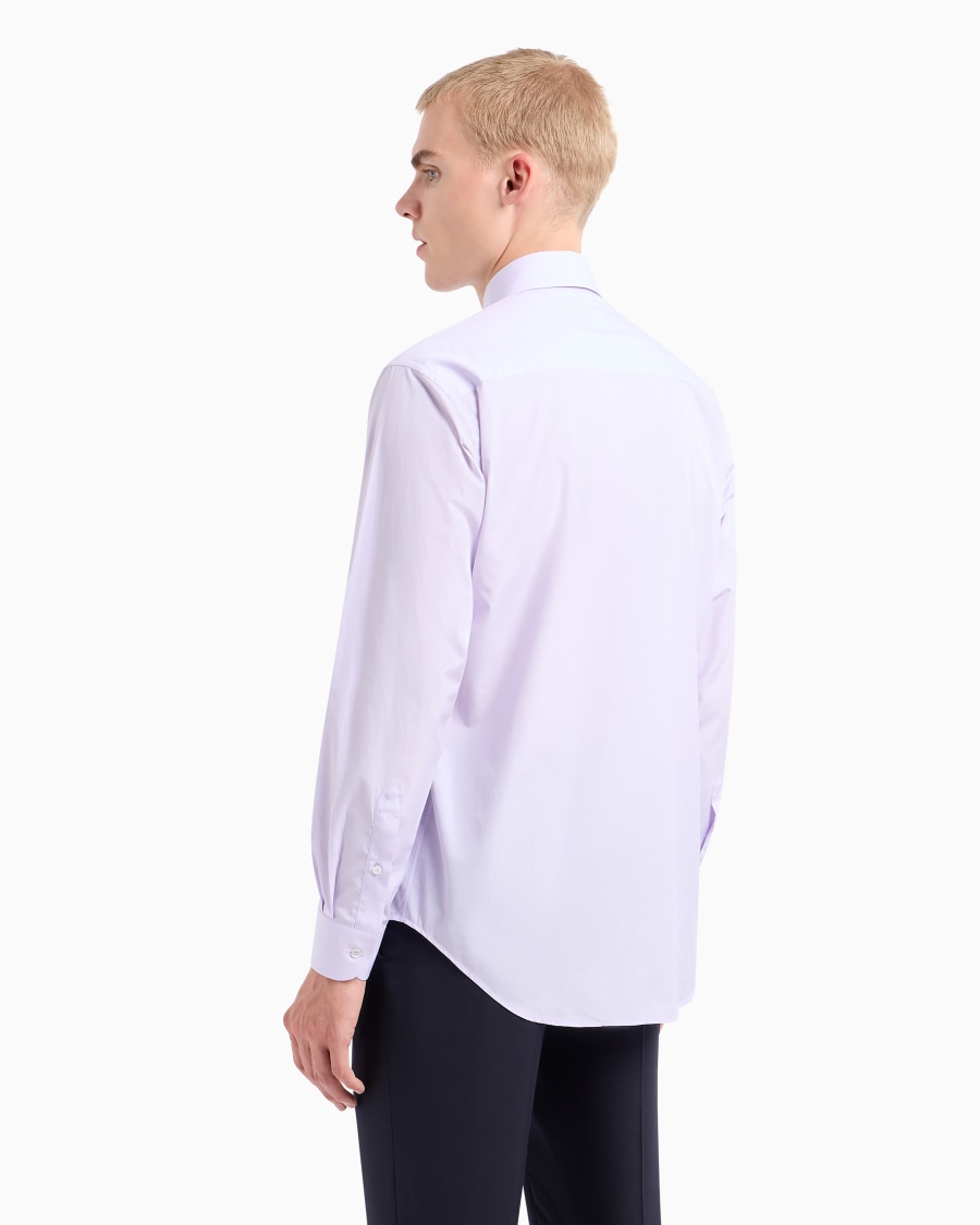 The world of armani CAMICIA REGULAR FIT IN COTONE Saldi