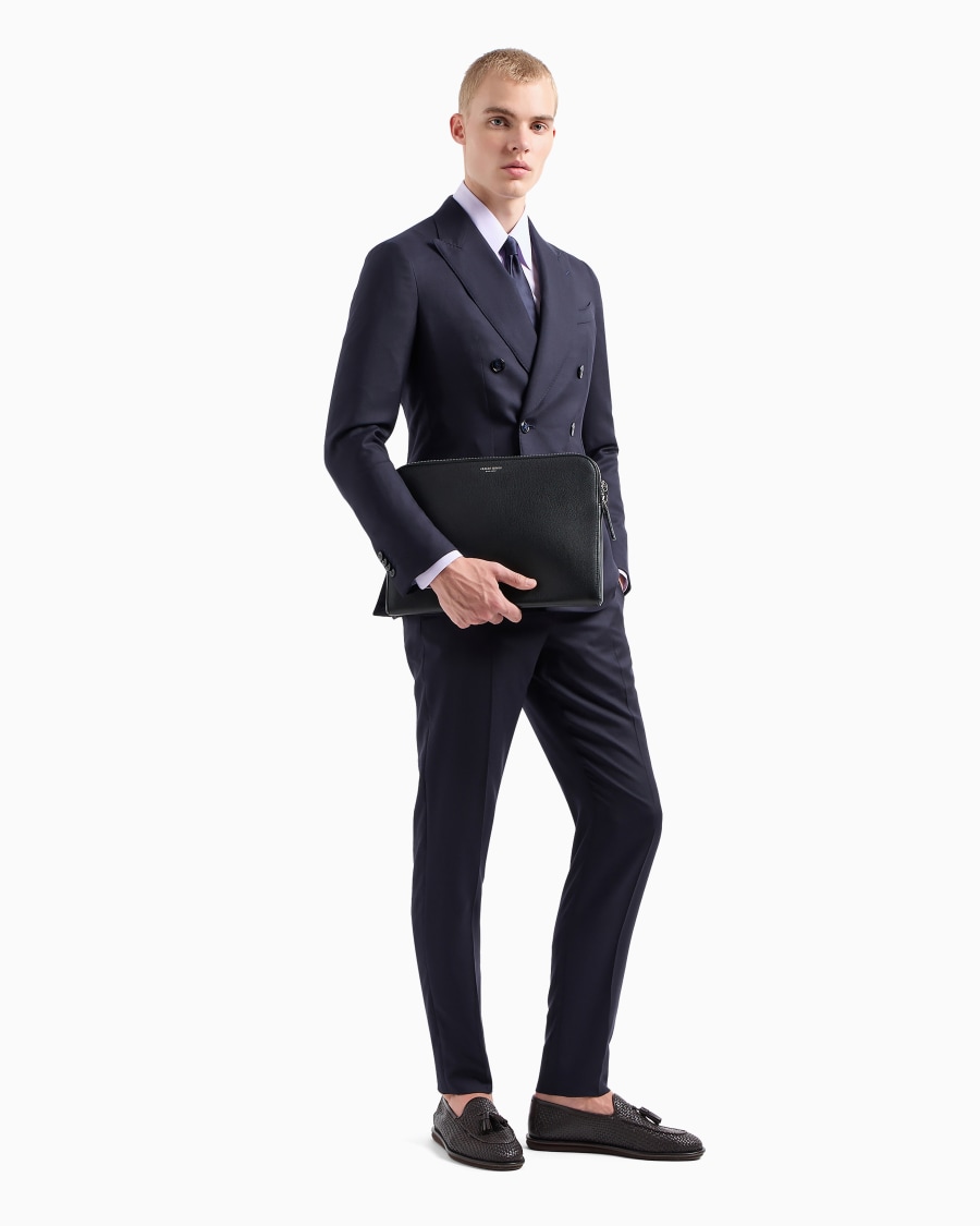 The world of armani CAMICIA REGULAR FIT IN COTONE Saldi