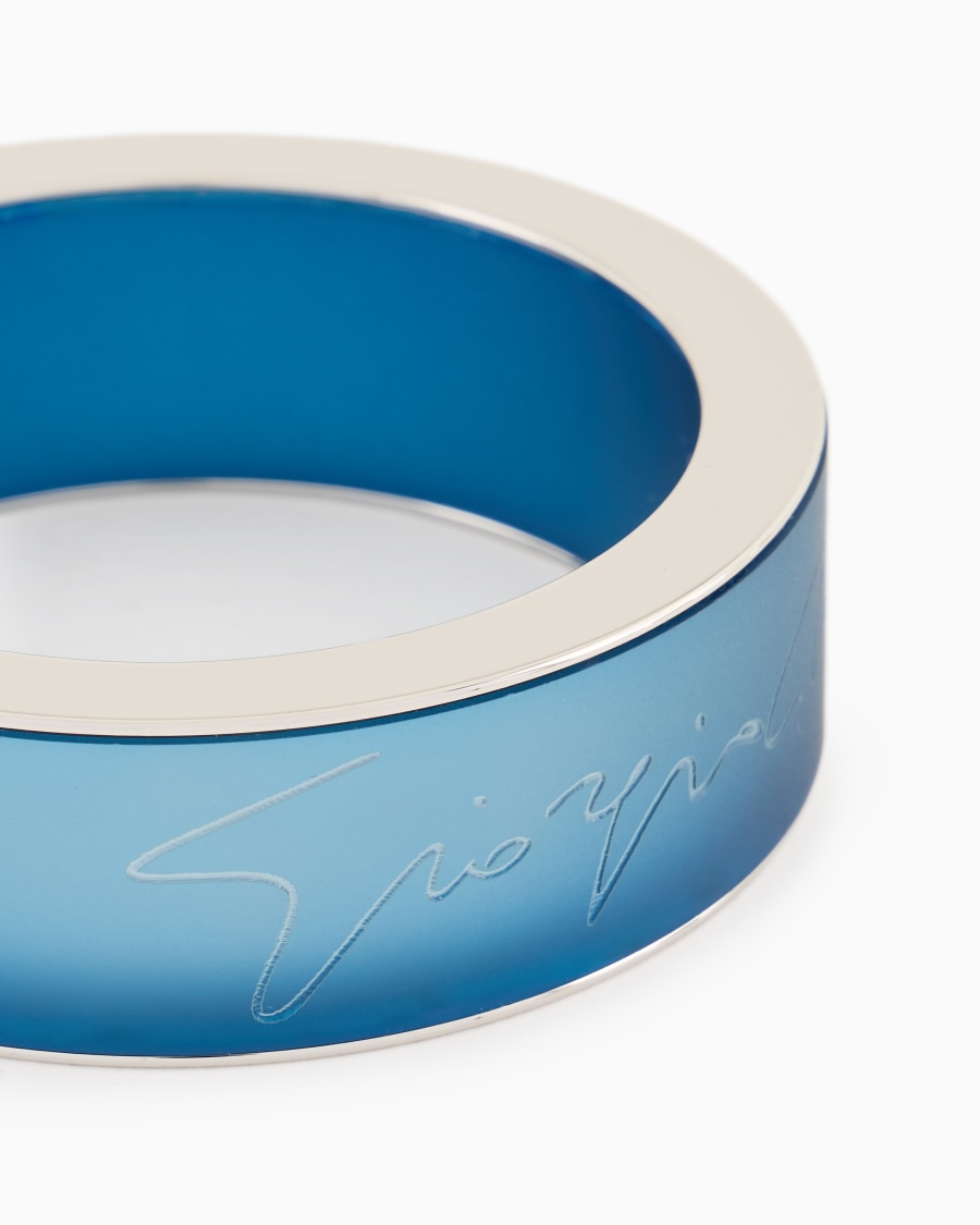 The world of armani BRACCIALE RIGIDO CON LOGO SIGNATURE Italy