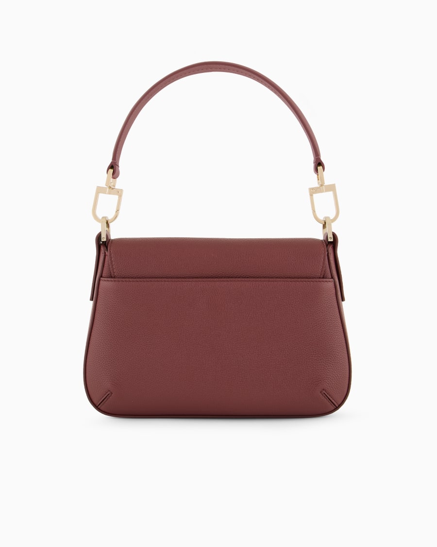 The world of armani BORSA A MANO PICCOLA LA PRIMA SOFT IN PELLE GRANATA ASV Vendita