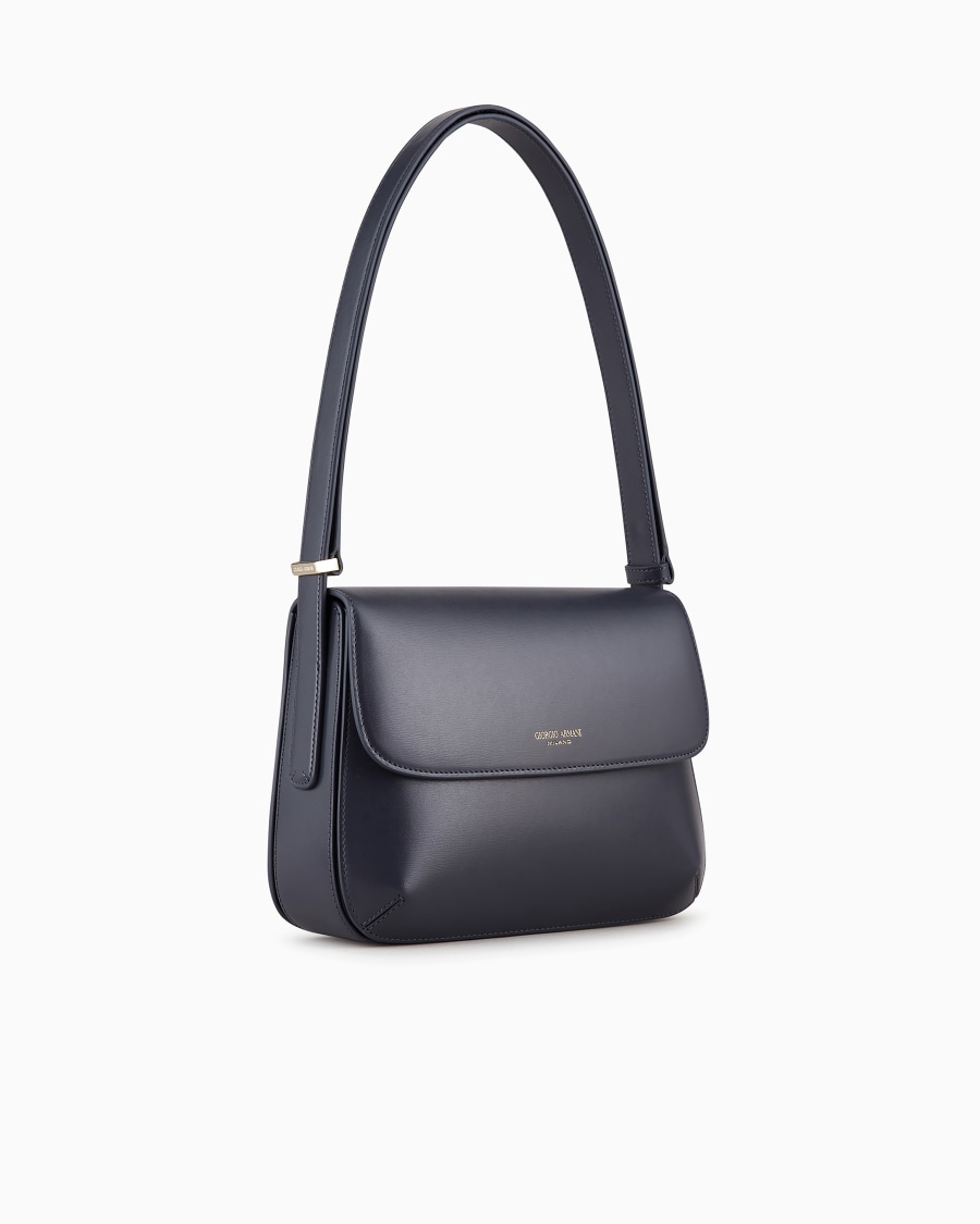 The world of armani BORSA MEDIA LA PRIMA IN PELLE PALMELLATA Spedizione Gratuita