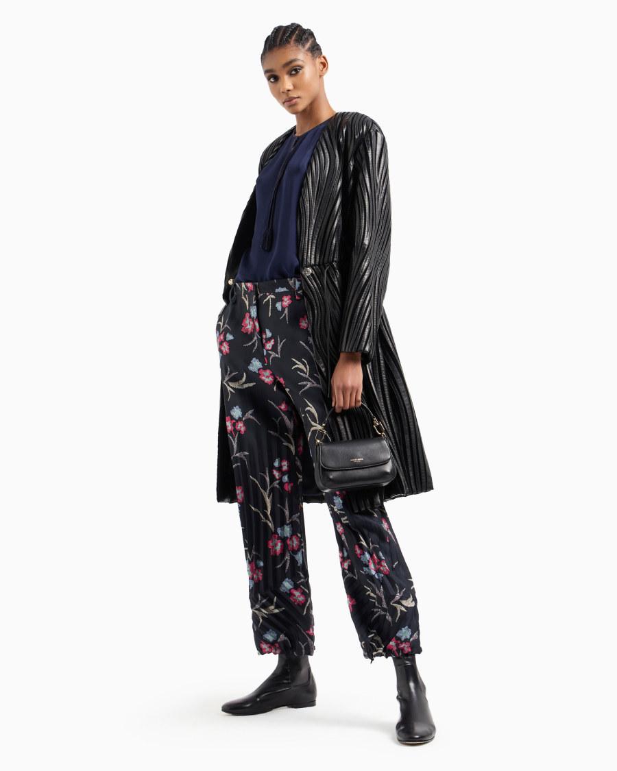 The world of armani BLUSA IN DOPPIA GEORGETTE DI SETA Acquista Ora