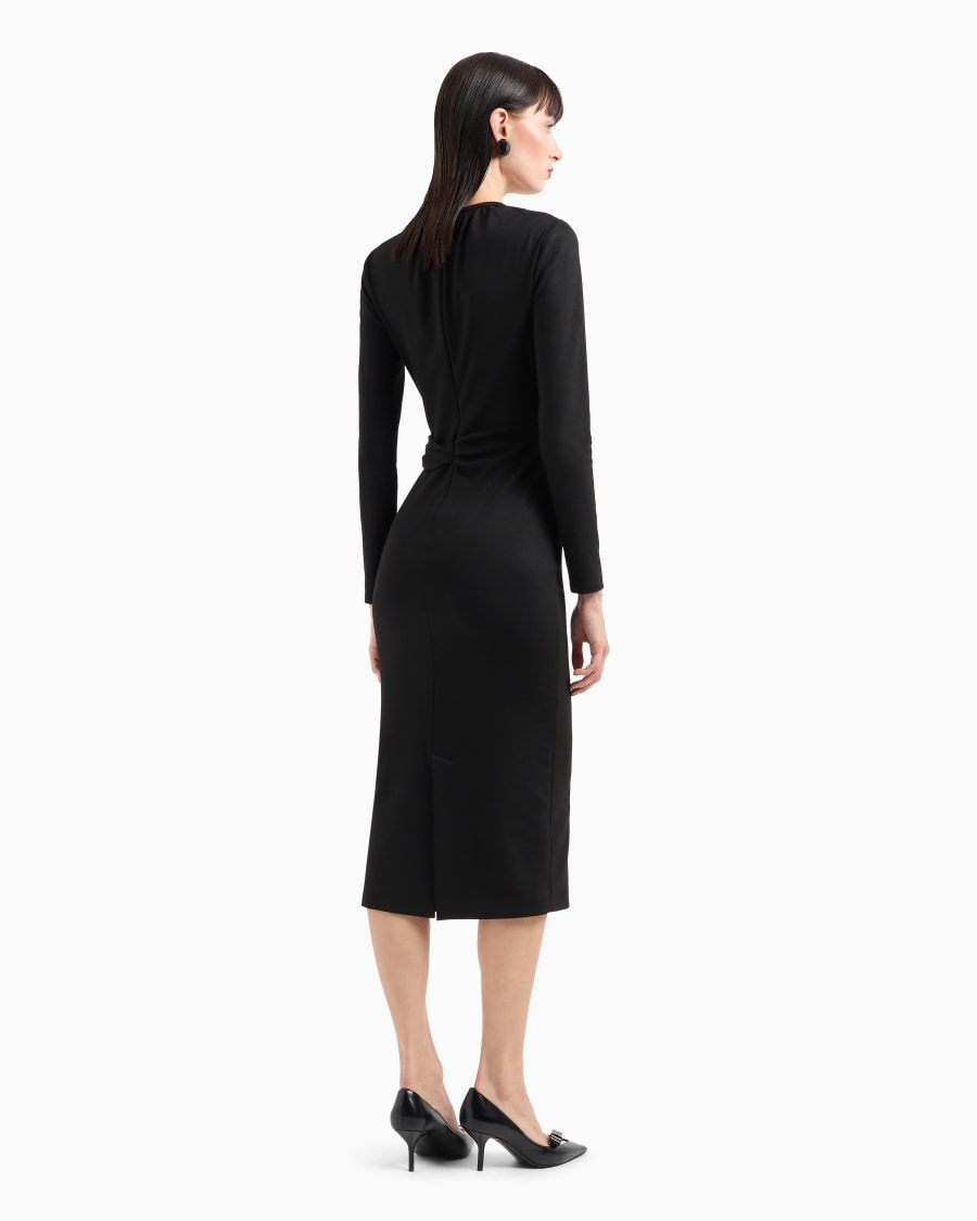 The world of armani VESTITO LONGUETTE IN MISTO VISCOSA ASV Promozione Limitata