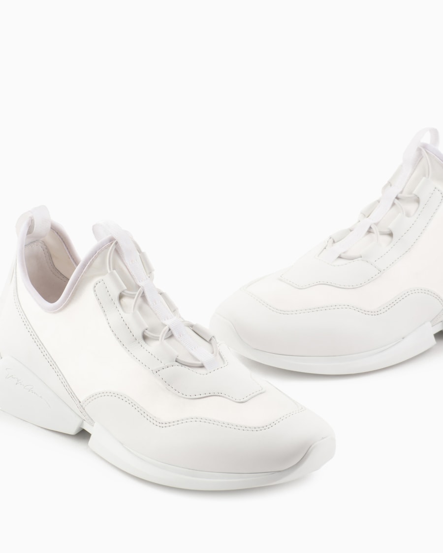 The world of armani SNEAKERS IN TESSUTO TECNICO E PELLE Affare Del Giorno
