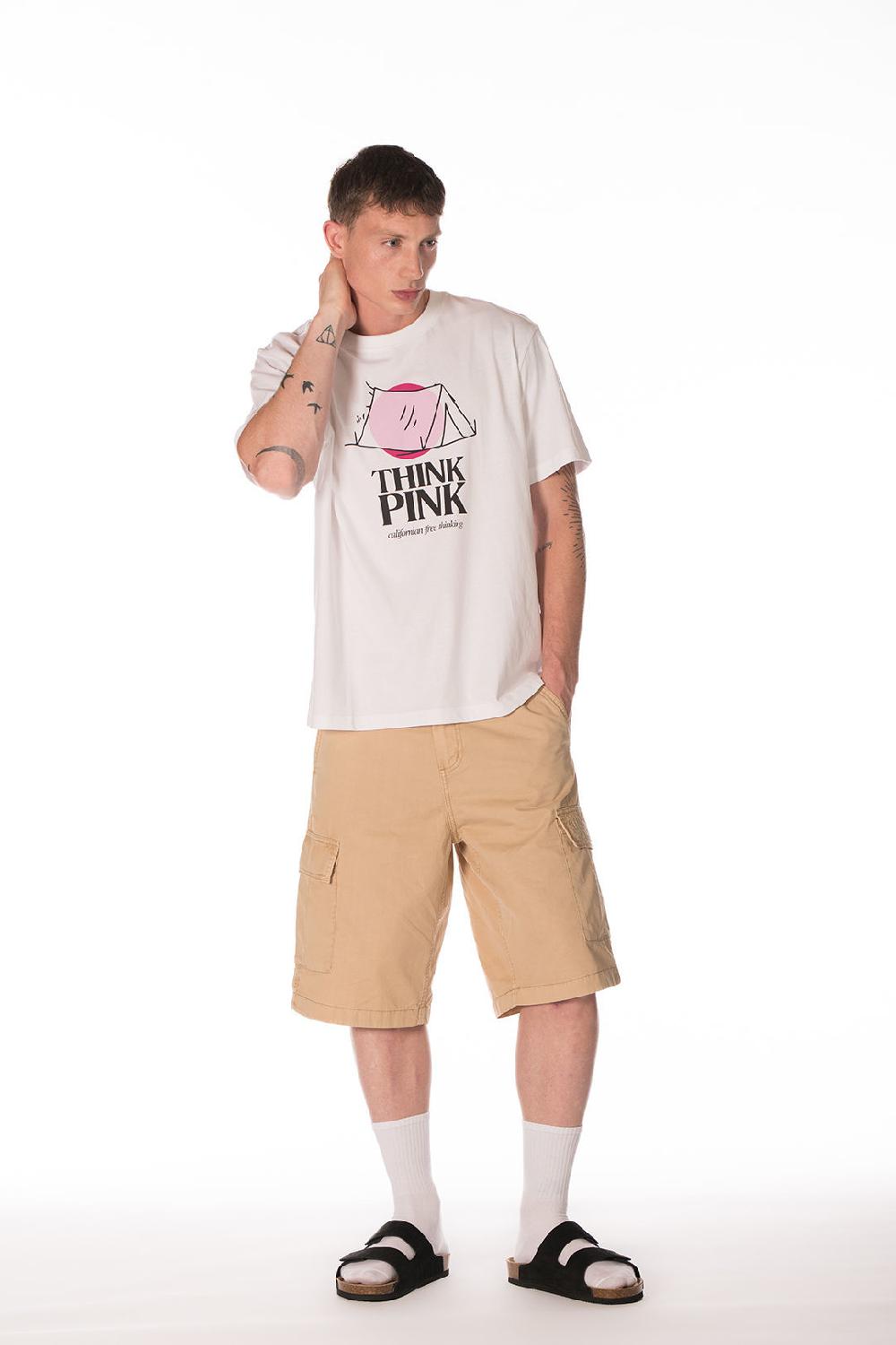 Think Pink T-shirt unisex manica corta tpm201s24 Promozione