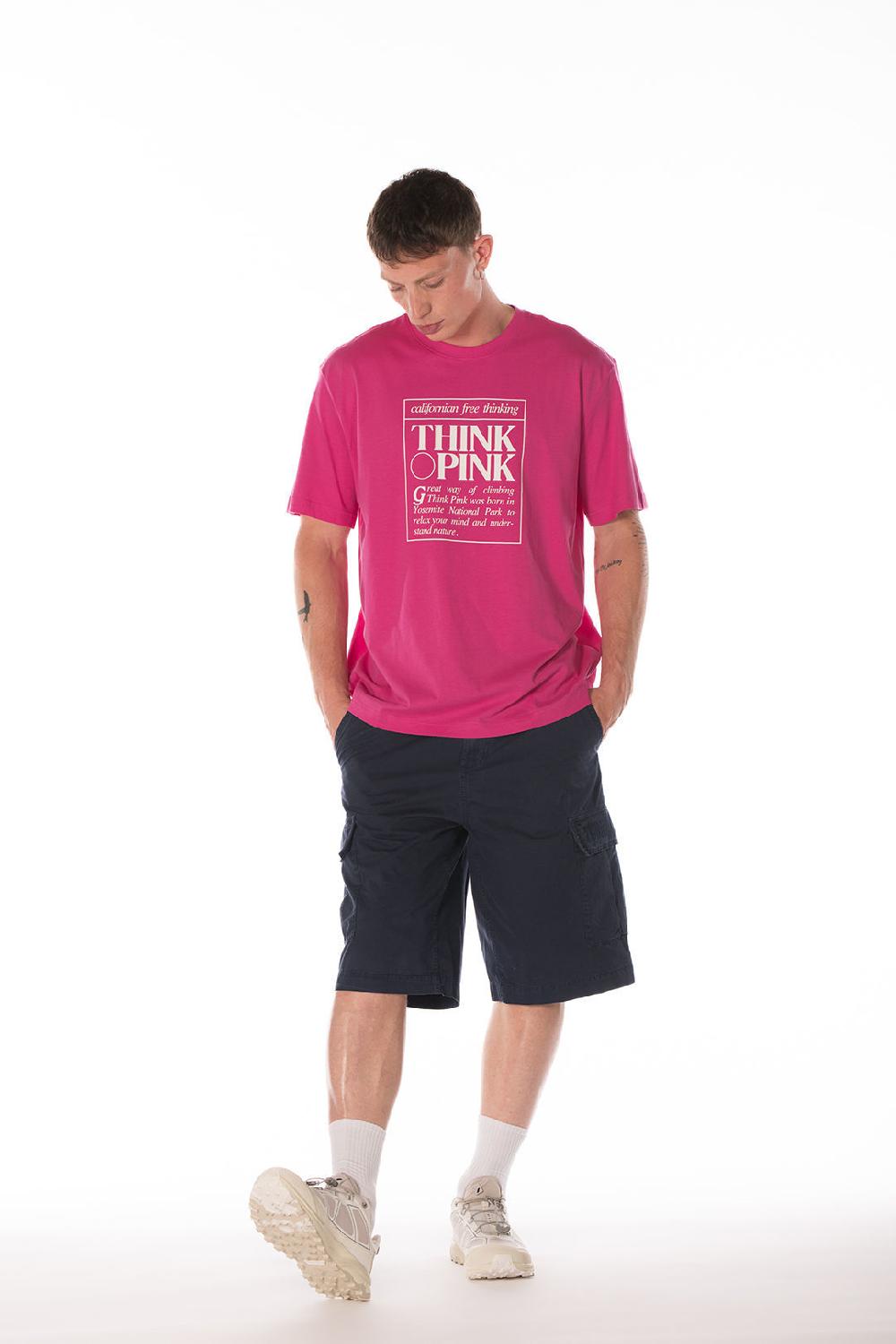 Think Pink T-shirt unisex manica corta tpm202s24 Qualità Garantita
