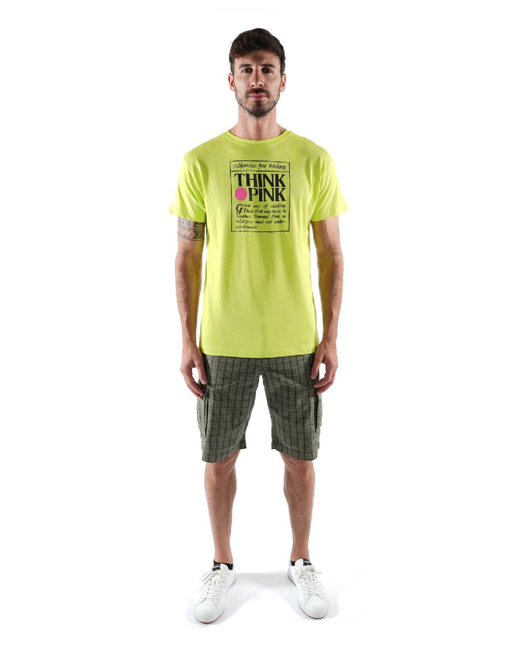 Think Pink T-shirt Uomo Manica Corta ss2200 Acquista Ora