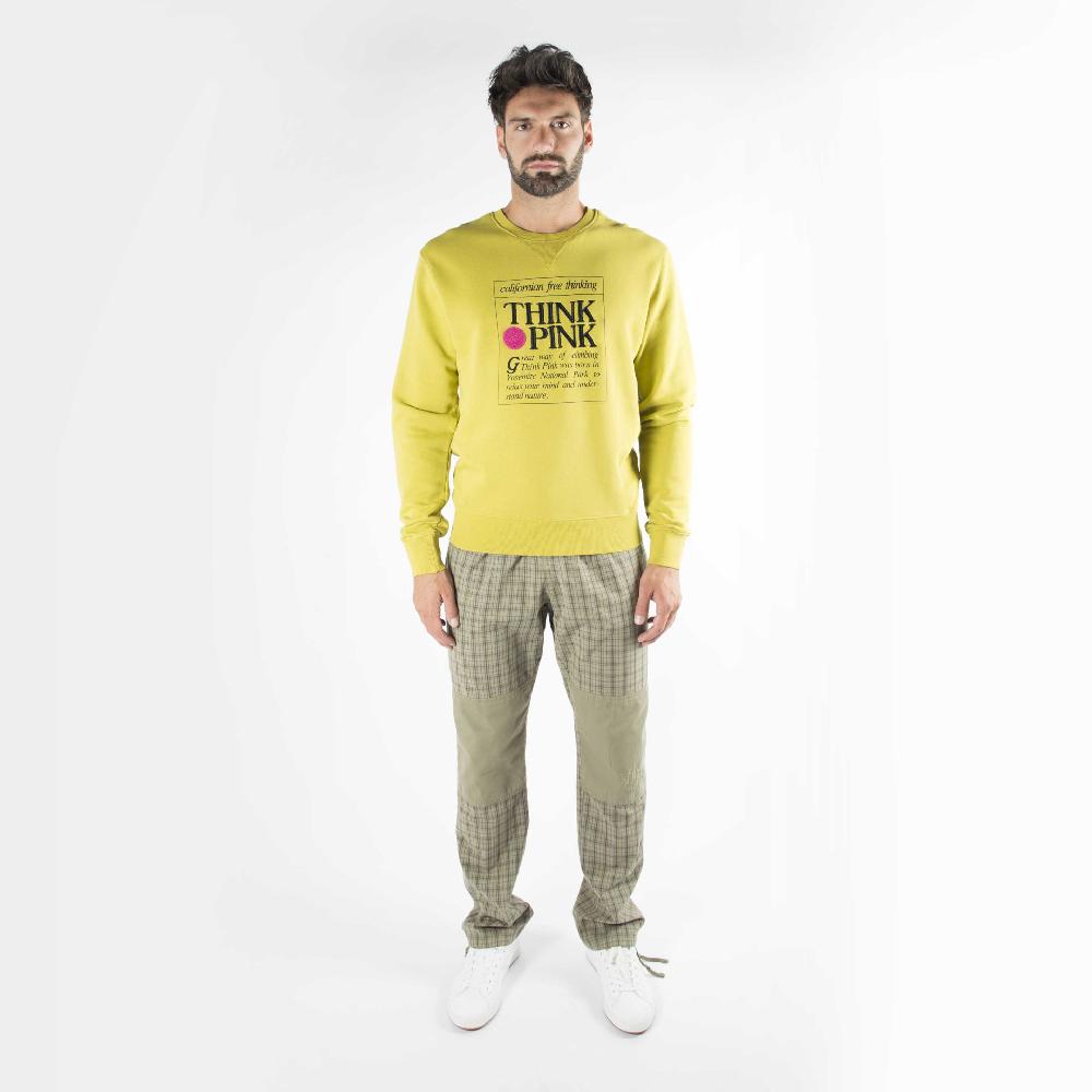 Think Pink Felpa Uomo Girocollo ss2000 Fino Al -60%