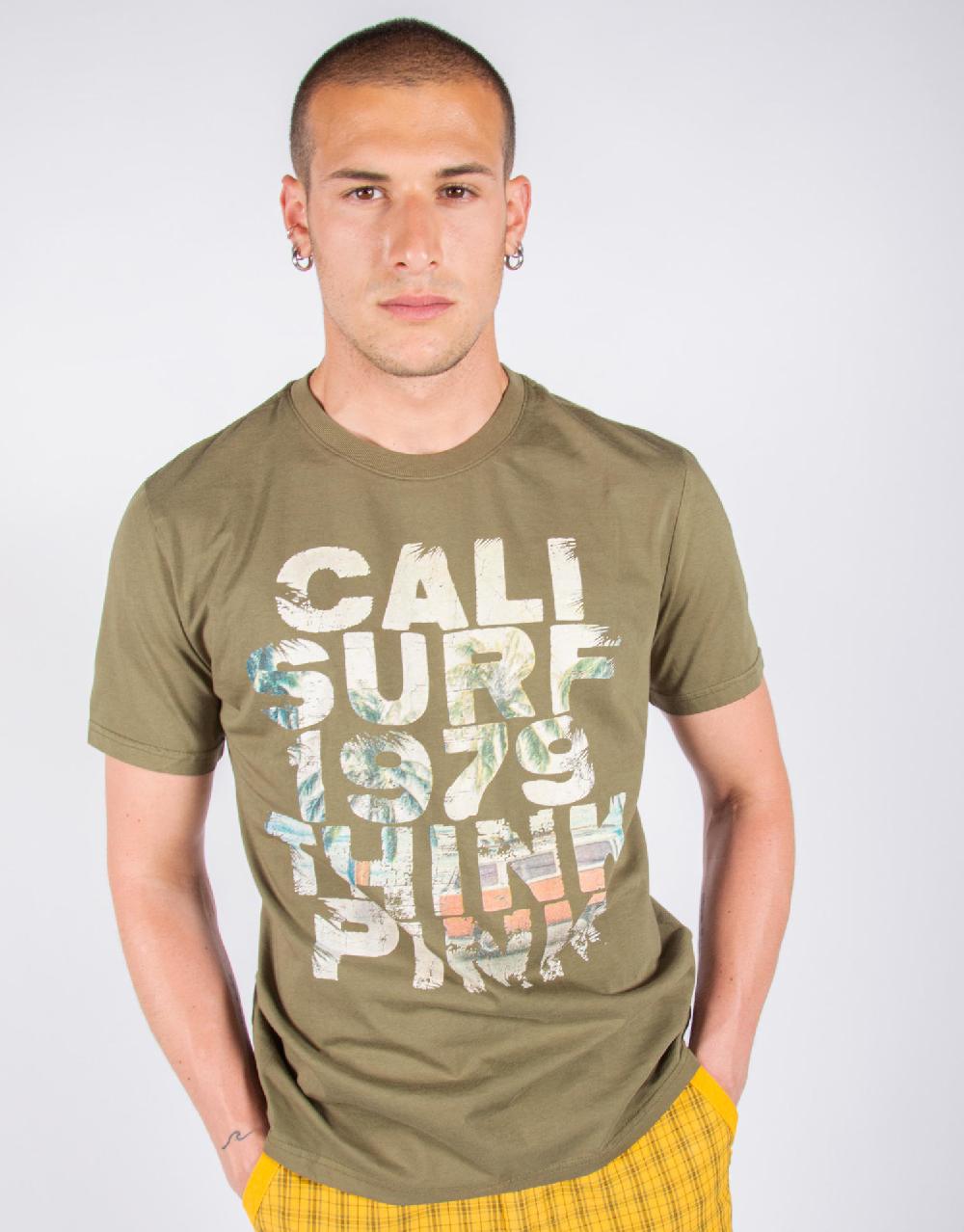 Think Pink T-shirt Uomo Manica Corta ss1915 Offerte