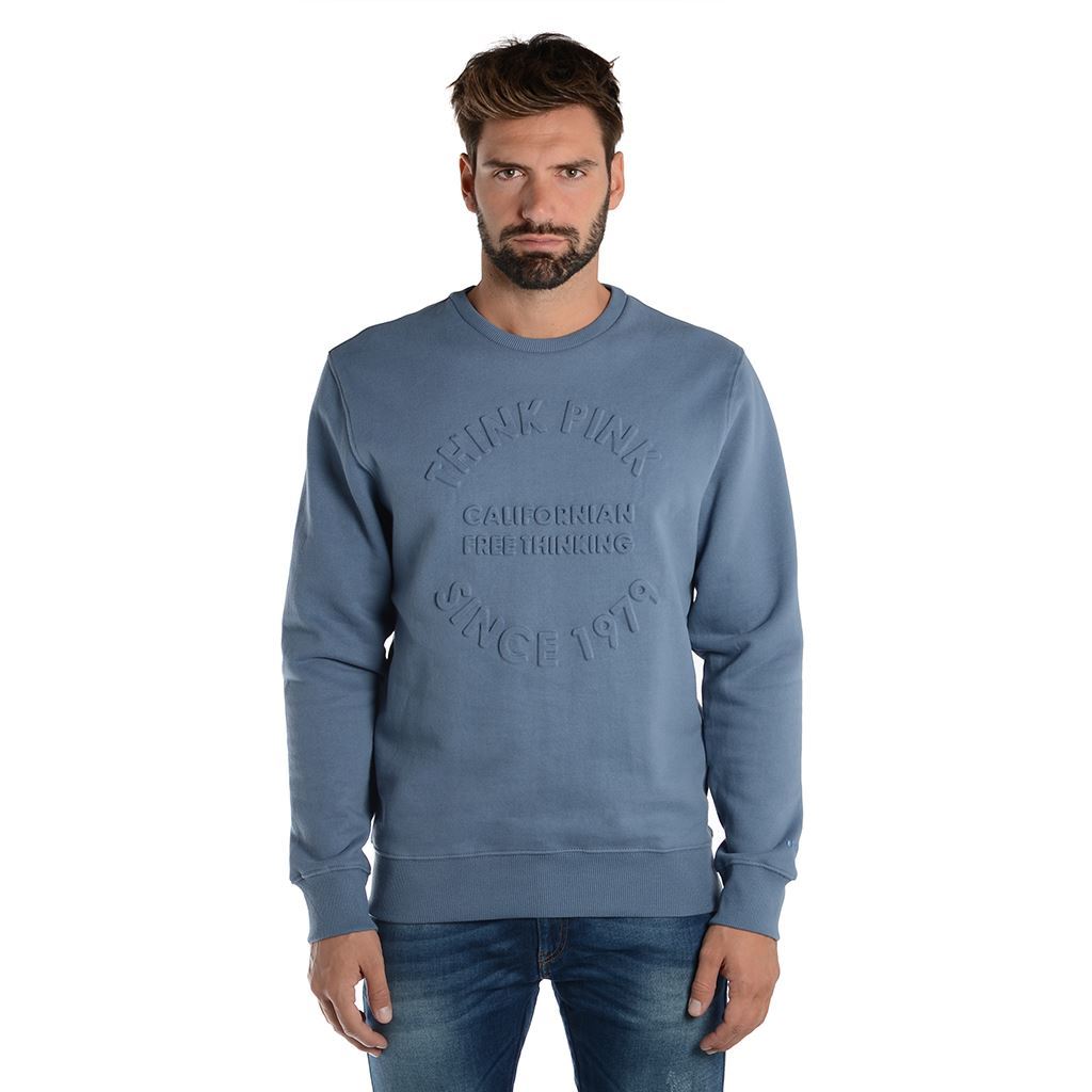 Think Pink Felpa Uomo Girocollo fw1801 2025