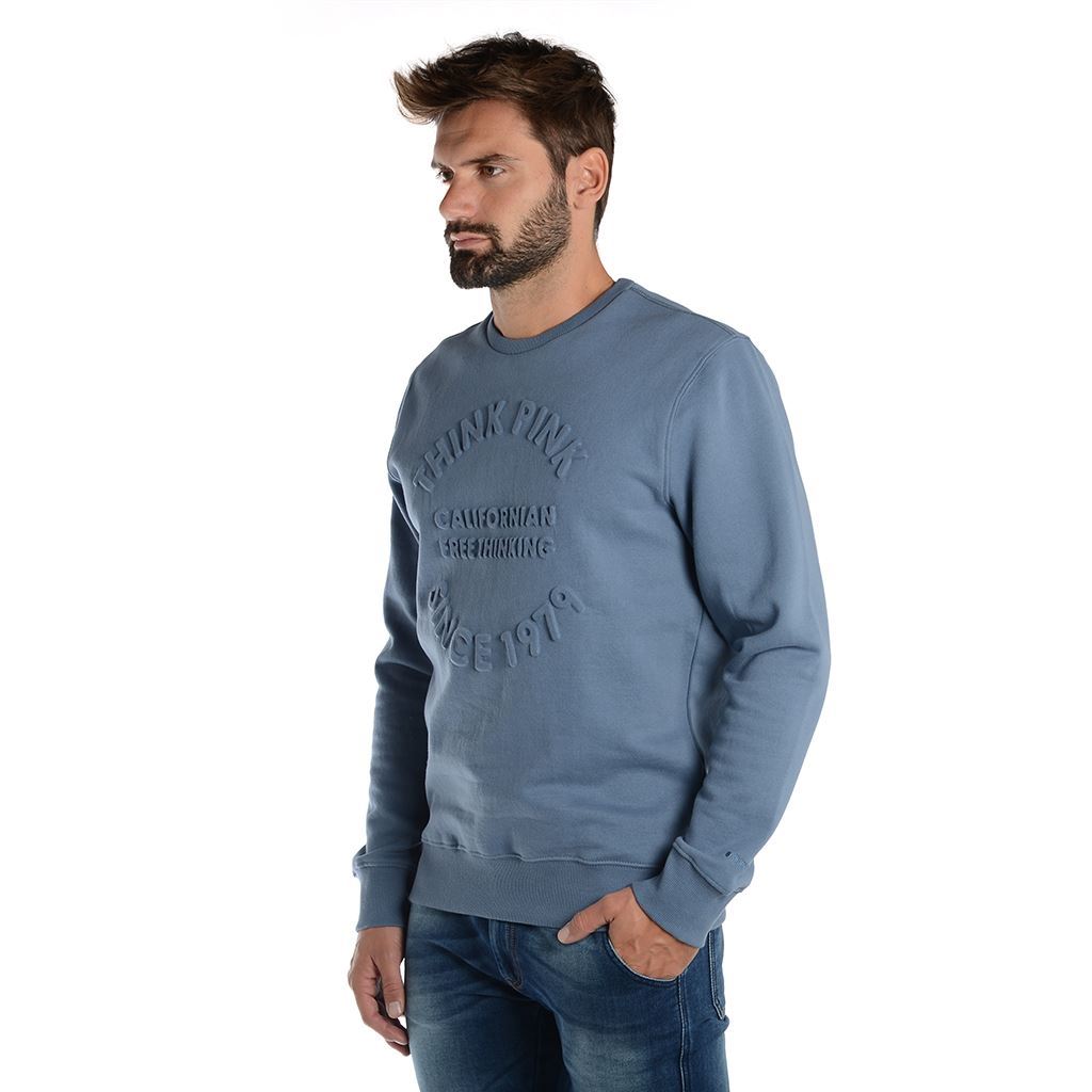 Think Pink Felpa Uomo Girocollo fw1801 2025