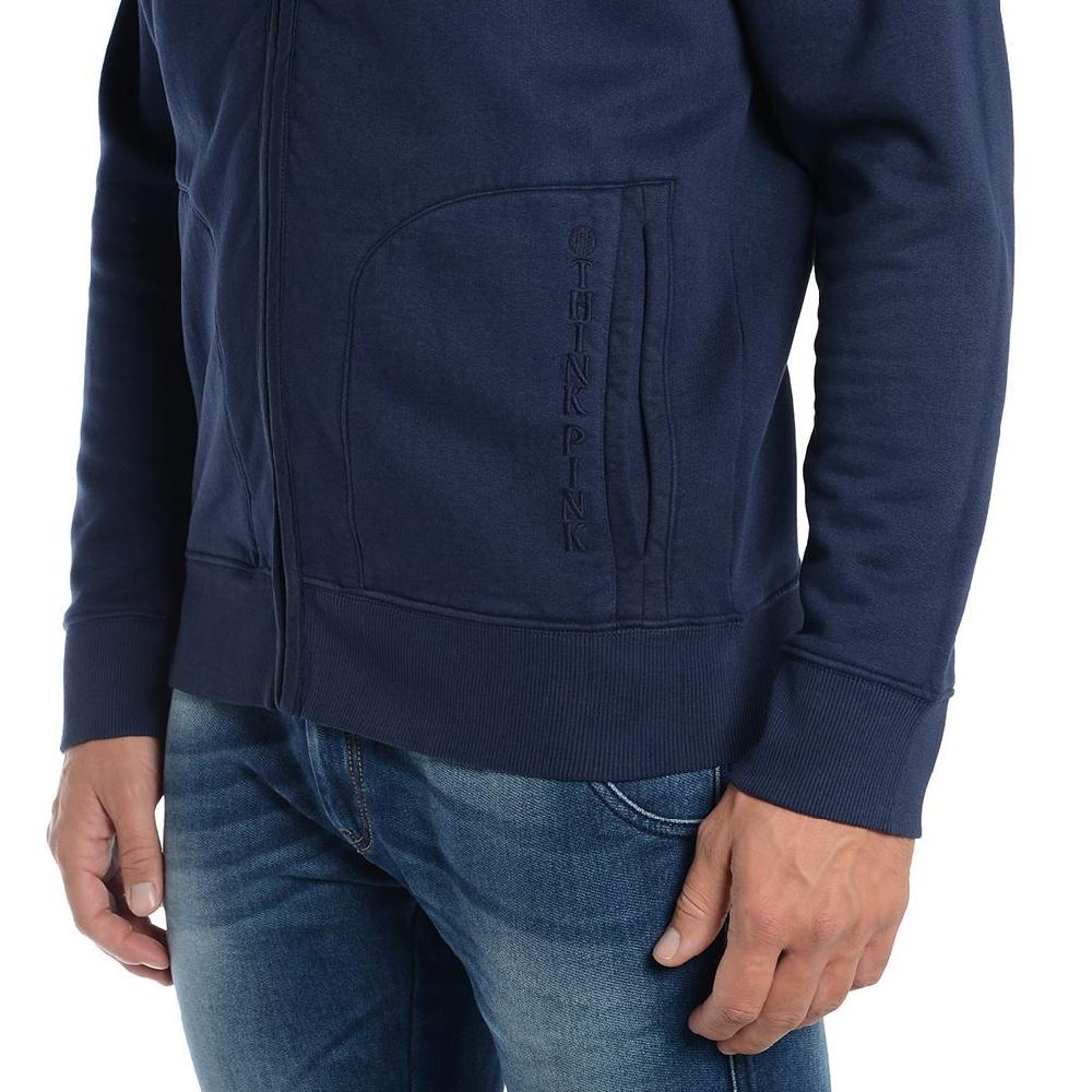 Think Pink Felpa Uomo Zip fw1804 Italia