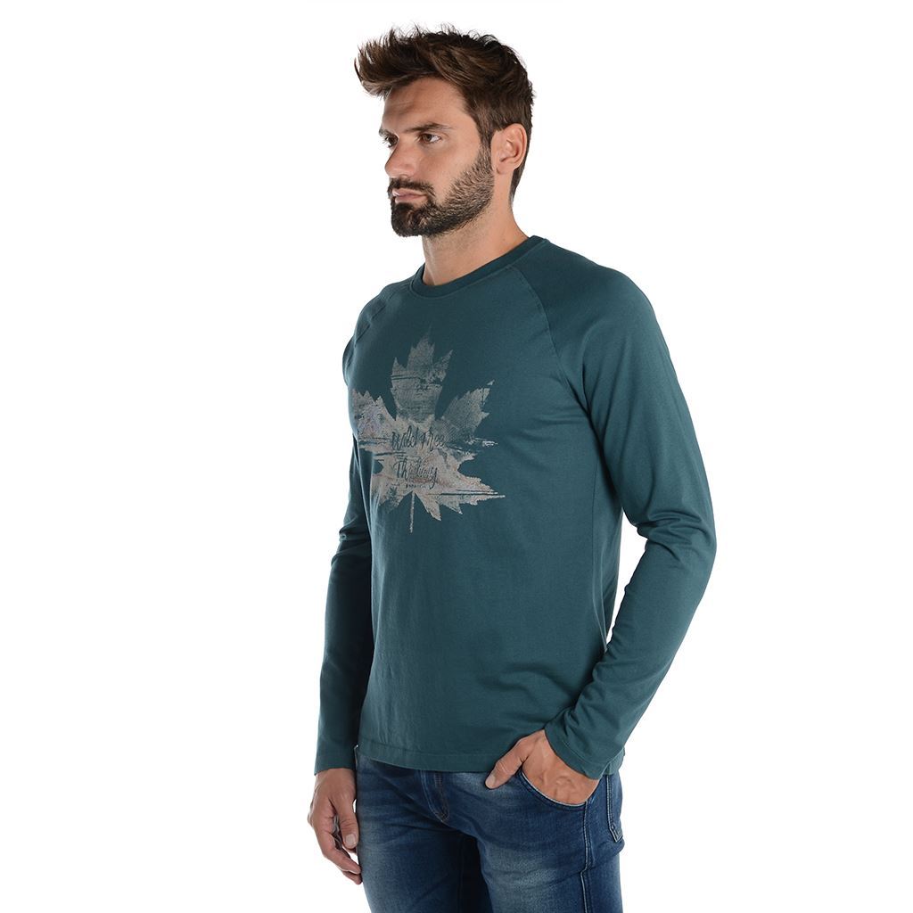 Think Pink T-shirt Uomo Manica Lunga fw1804 Spedizione Gratuita