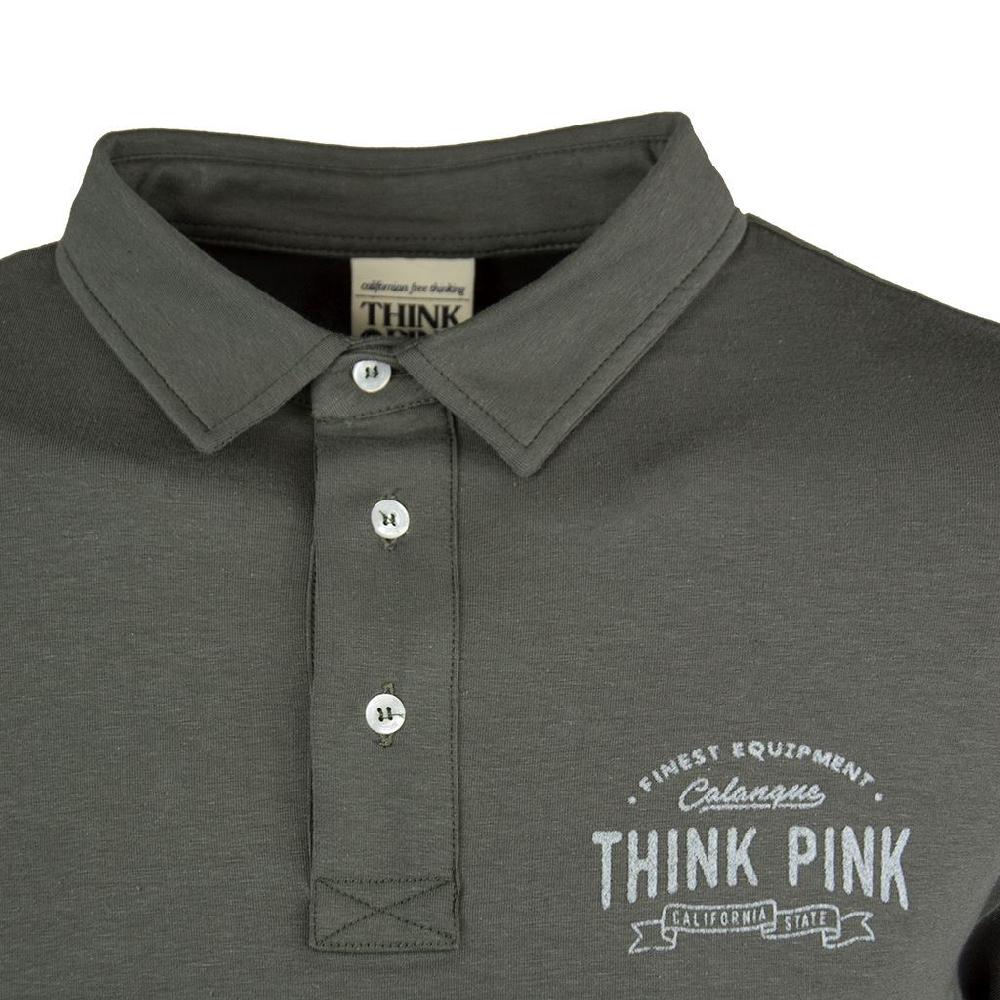 Think Pink Polo Uomo Jersey fw1701 Negozi Online