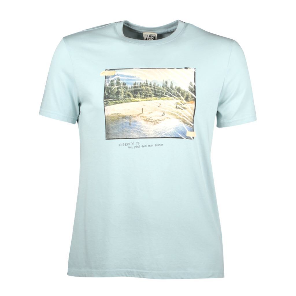 Think Pink T-shirt Uomo Manica Corta ss1804 Economico