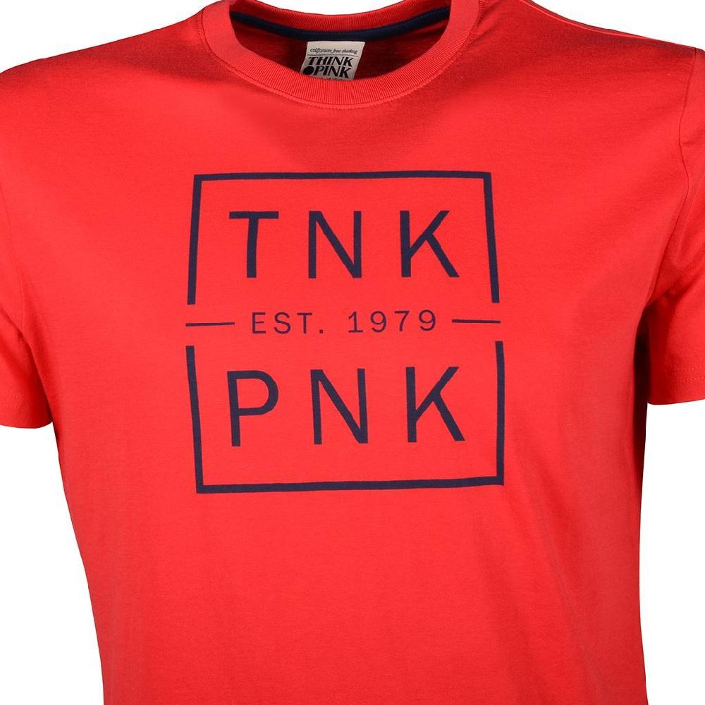 Think Pink T-shirt Uomo Manica Corta ss1813 Saldi