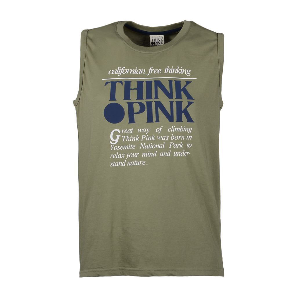 Think Pink Canotta Uomo ss1814 Offerte