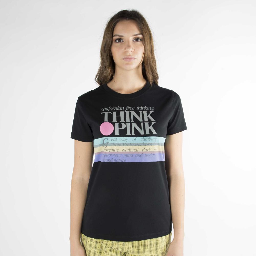 Think Pink T-shirt Donna Manica Corta ss2002 Online