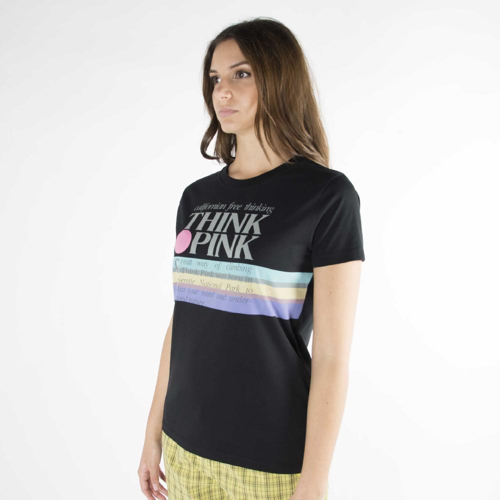 Think Pink T-shirt Donna Manica Corta ss2002 Online