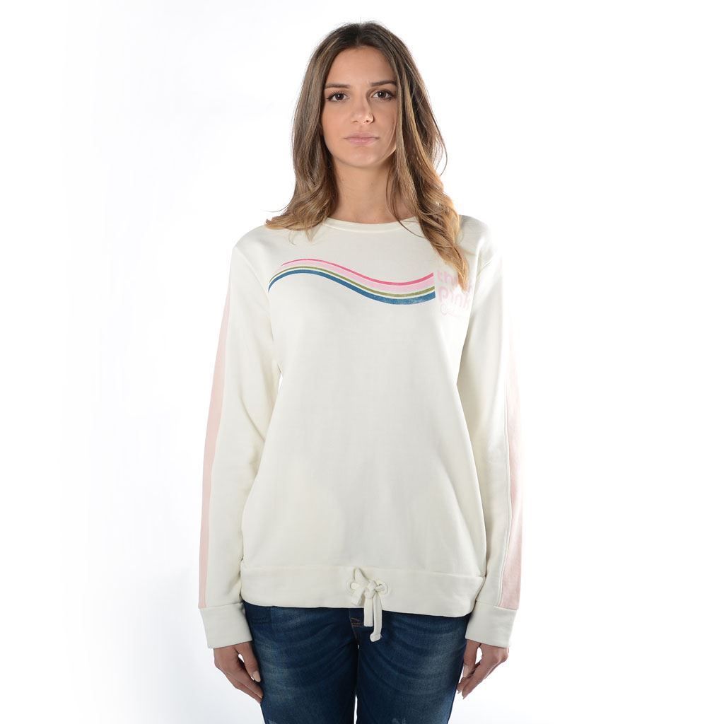 Think Pink Felpa Donna Girocollo ss1904 In Vendita