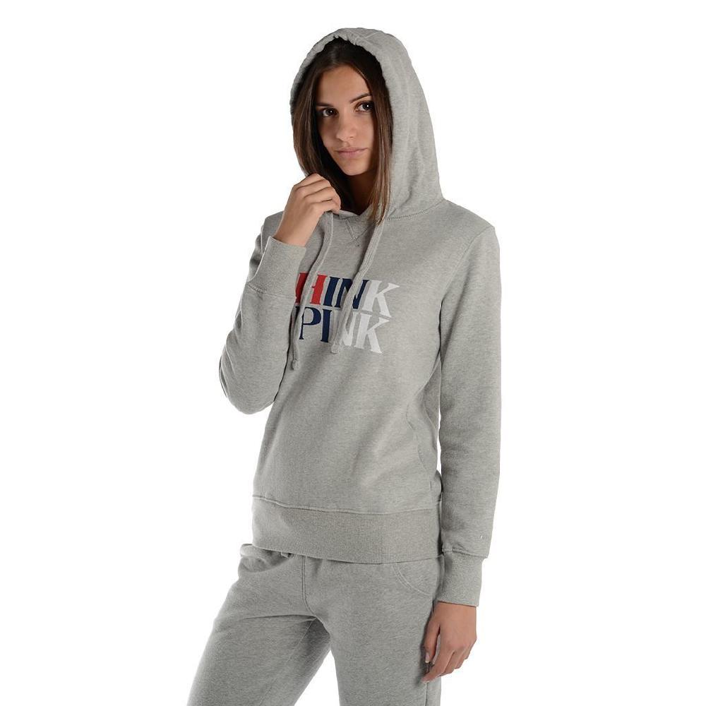 Think Pink Felpa Donna con Cappuccio fw1811 I Più Venduti