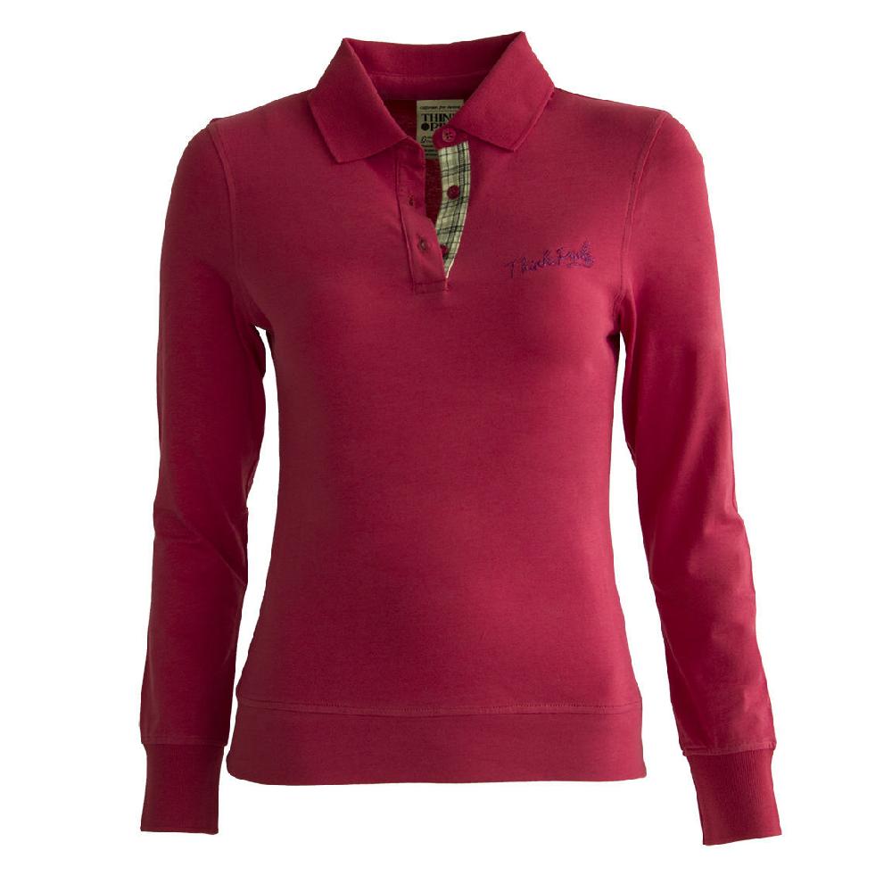 Think Pink Polo Donna Jersey fw1601 Qualità Garantita