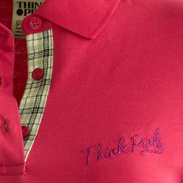 Think Pink Polo Donna Jersey fw1601 Qualità Garantita