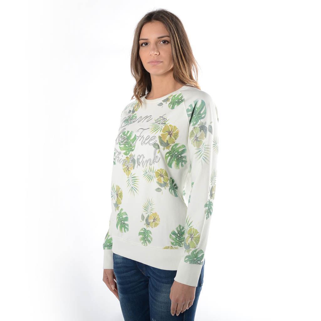 Think Pink Felpa Donna Girocollo ss1906 Saldi