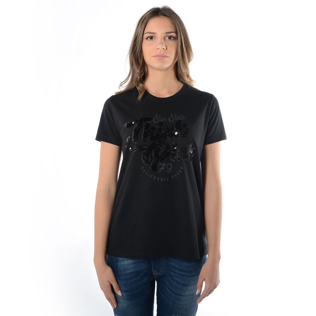 Think Pink T-shirt Donna Manica Corta ss1903 Vendita Calda