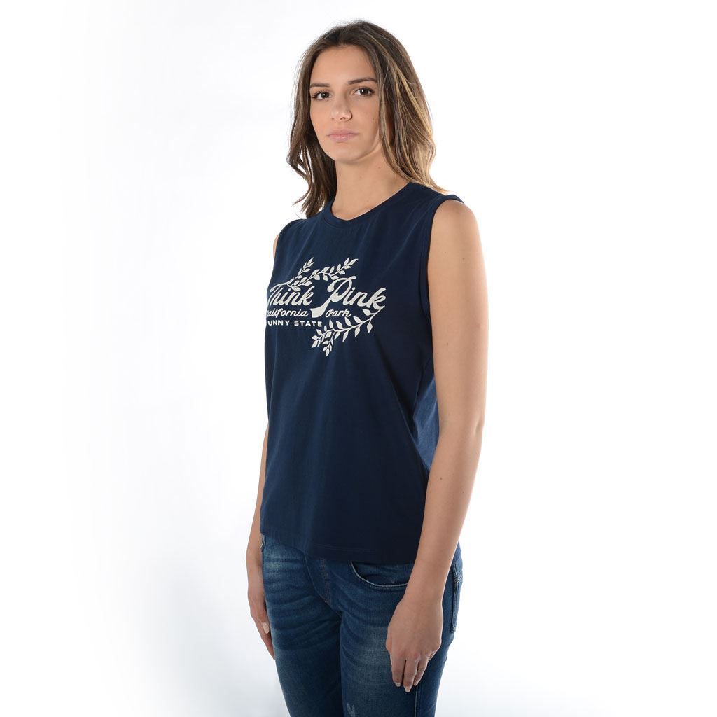 Think Pink Canotta Donna ss1905 Vendita Economica