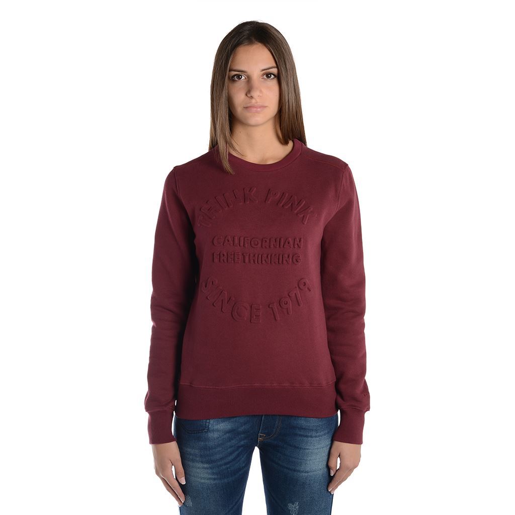Think Pink Felpa Donna Girocollo fw1801 2025