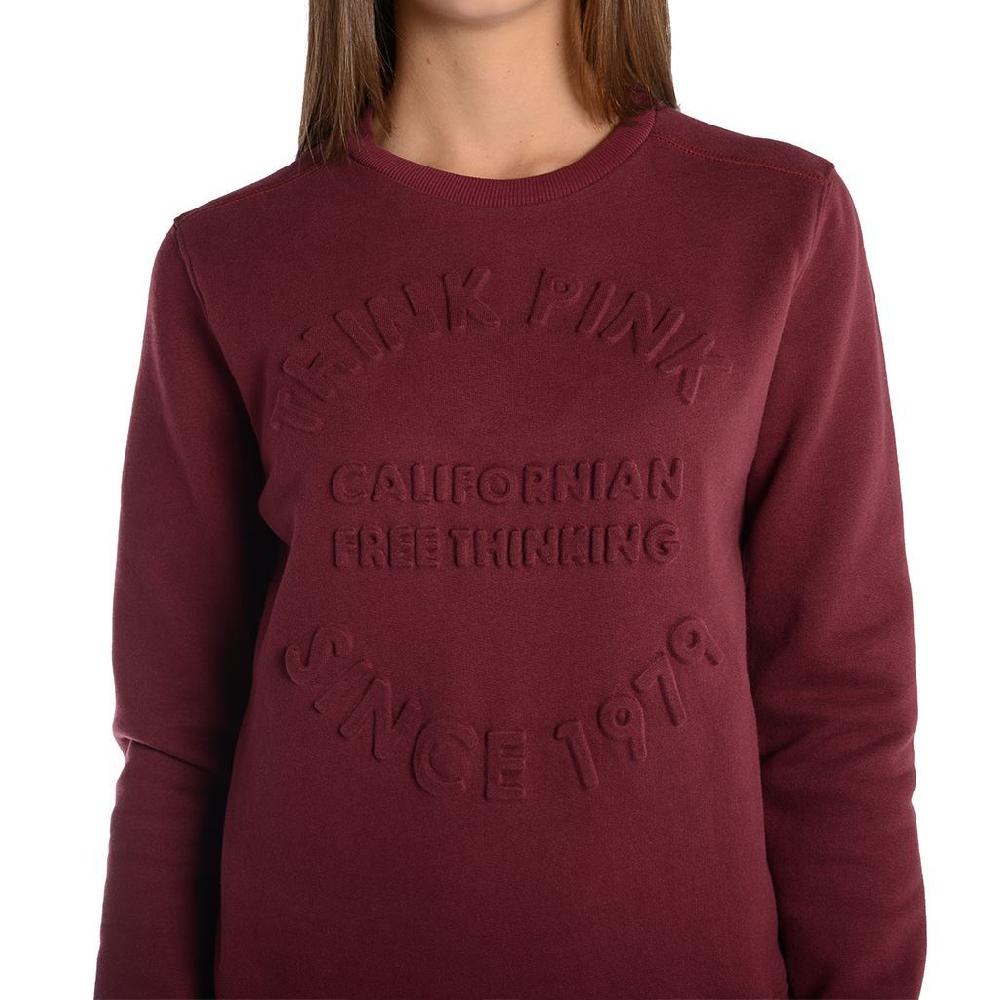 Think Pink Felpa Donna Girocollo fw1801 2025