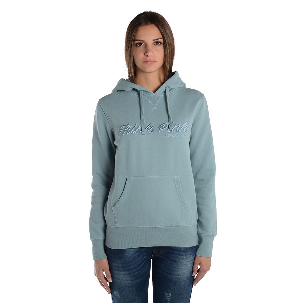Think Pink Felpa Donna con Cappuccio fw1802 Ritorno libero