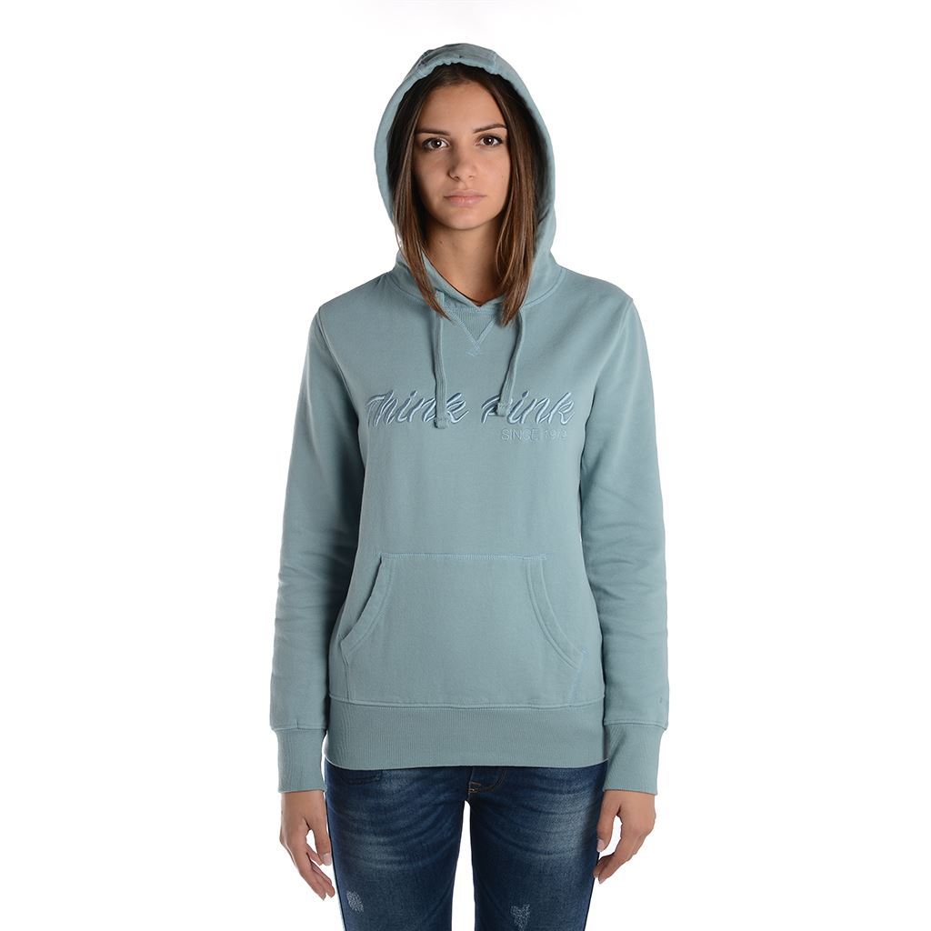 Think Pink Felpa Donna con Cappuccio fw1802 Ritorno libero