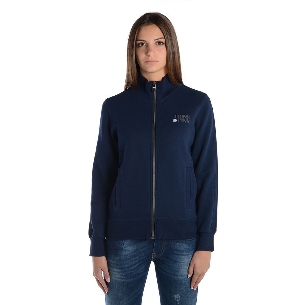 Think Pink Felpa Donna Zip fw1810 2025