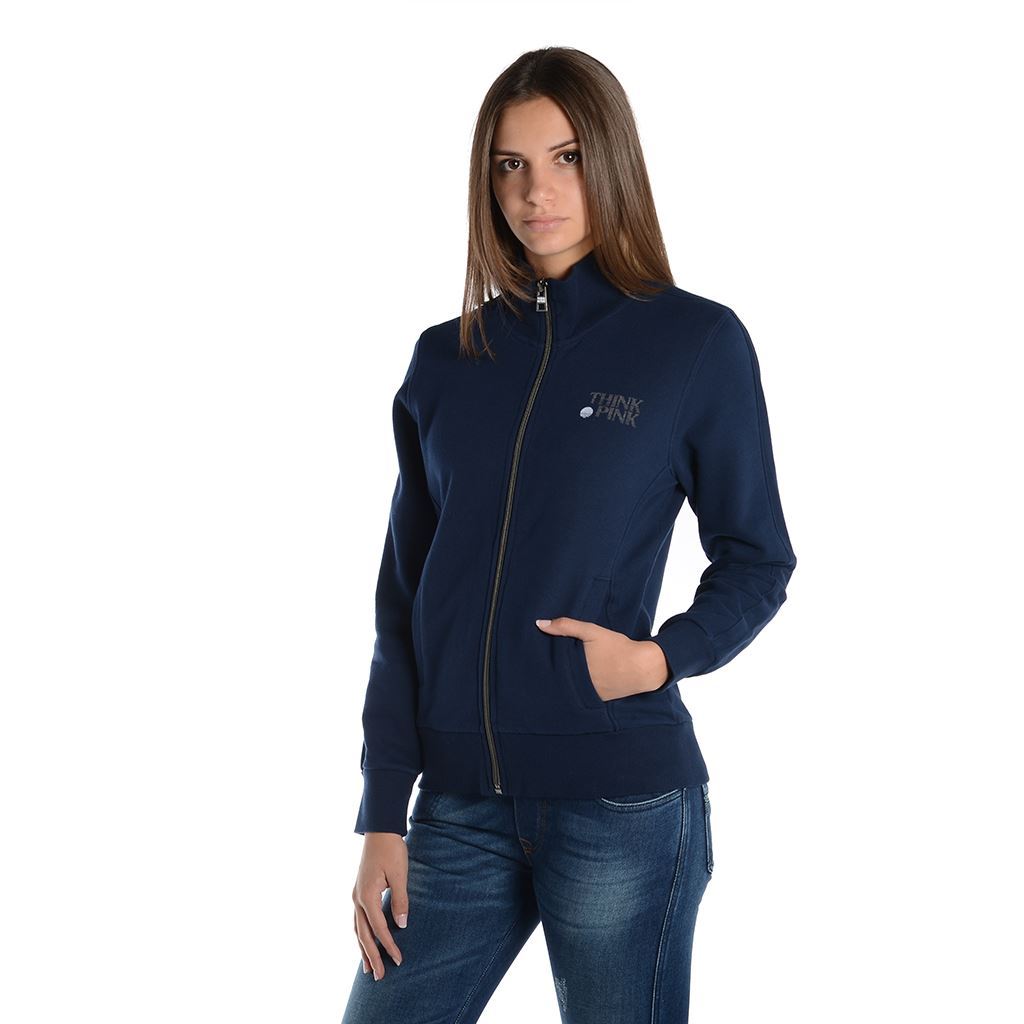 Think Pink Felpa Donna Zip fw1810 2025