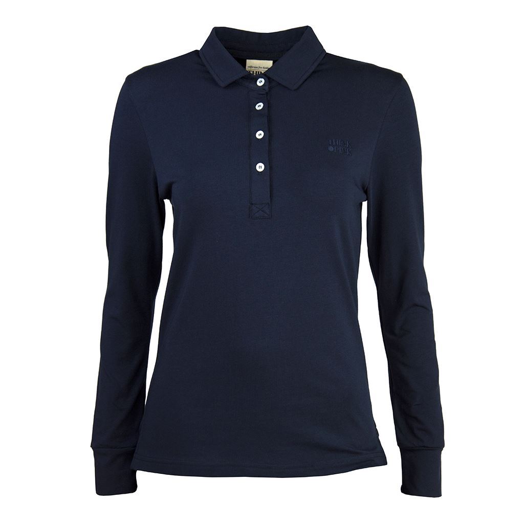 Think Pink Polo Donna Jersey fw1700 Spedizione Gratuita