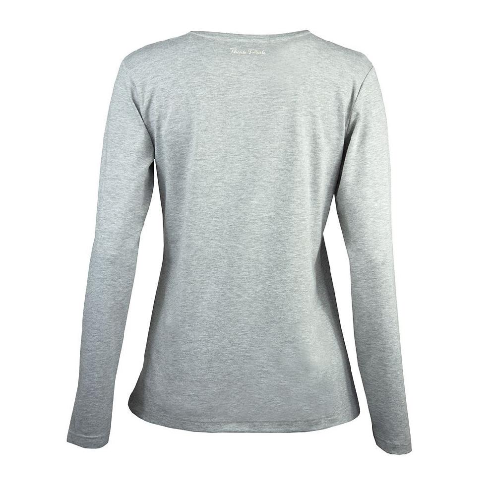 Think Pink T-shirt Donna Manica Lunga fw1701 Soddisfazione Garantita