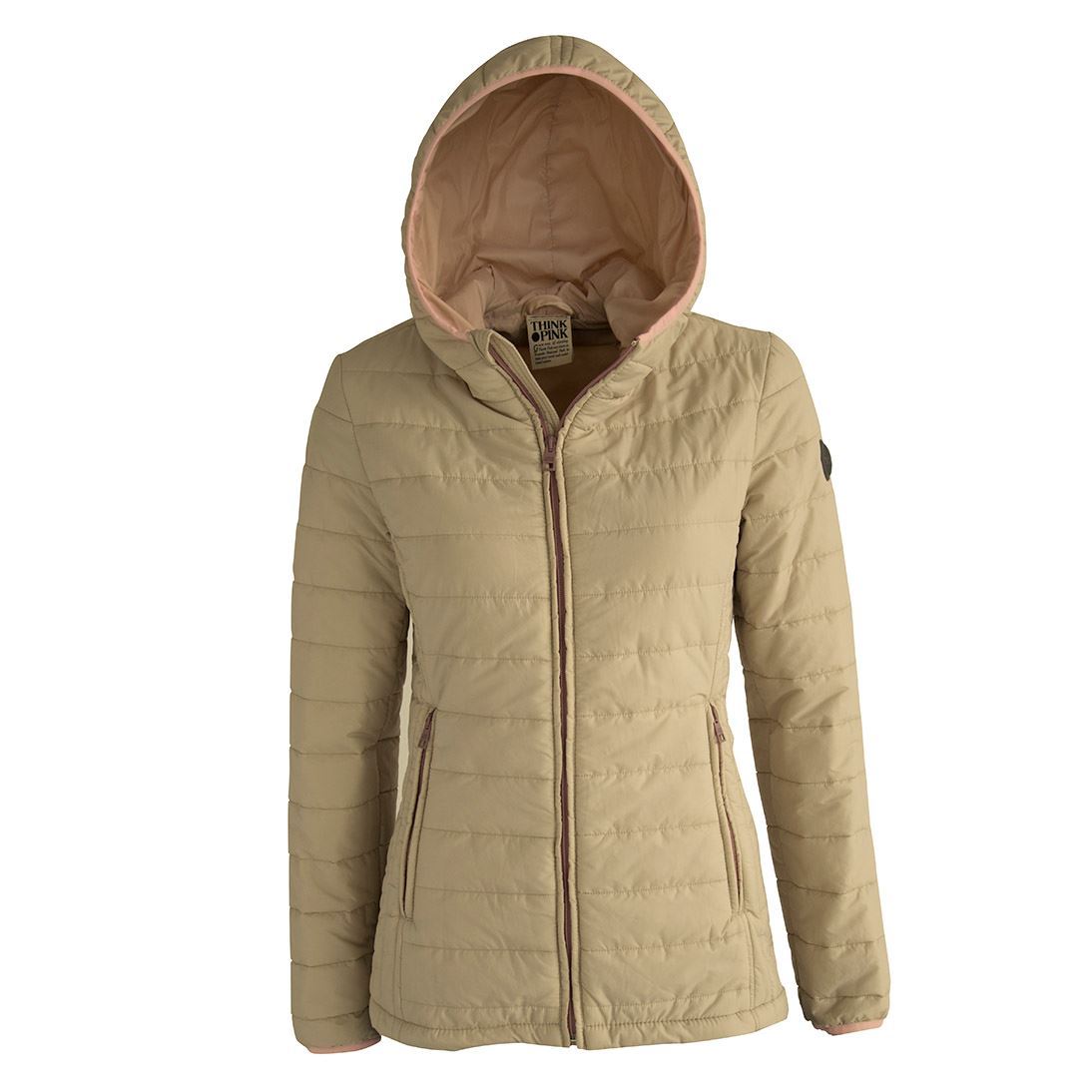 Think Pink Giubbino Donna con Cappuccio fw1600