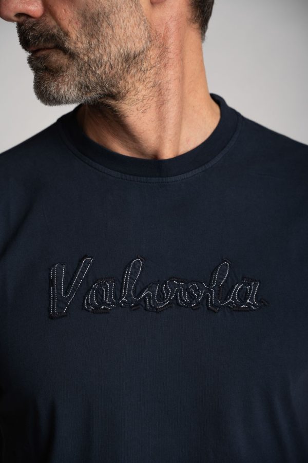 Valvola Fashion T-SHIRT MANICA CORTA LOGO SCRIPT Promozione