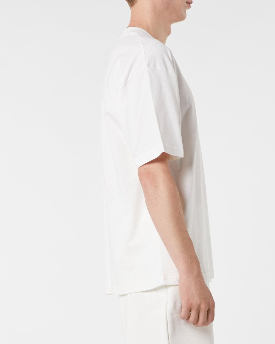Vision Of Super OFF WHITE T-SHIRT WITH EMBROIDERED FLAMING HEART Affare Del Giorno