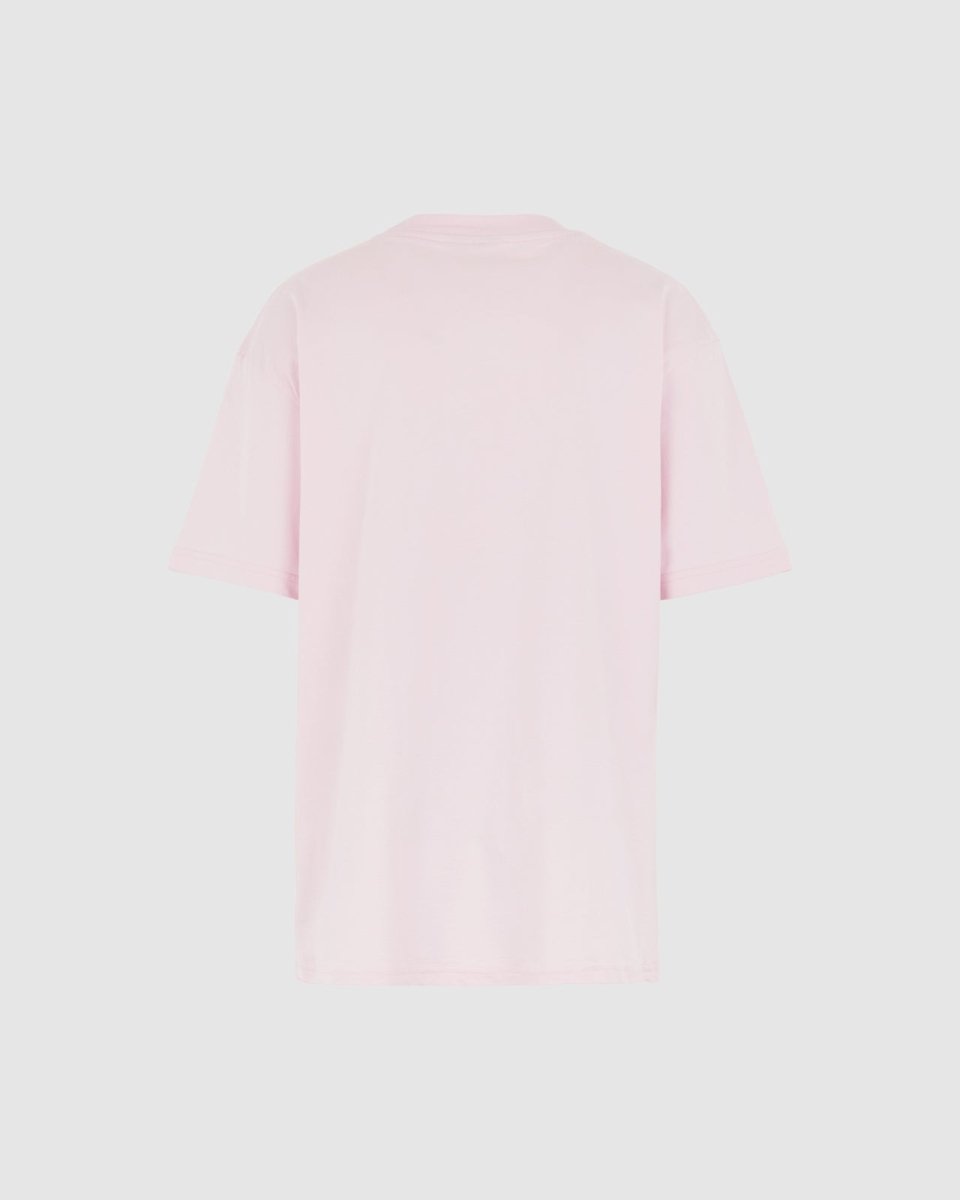 Vision Of Super PINK T-SHIRT WITH EMBROIDERED FLAMING HEART Saldi Di Fabbrica