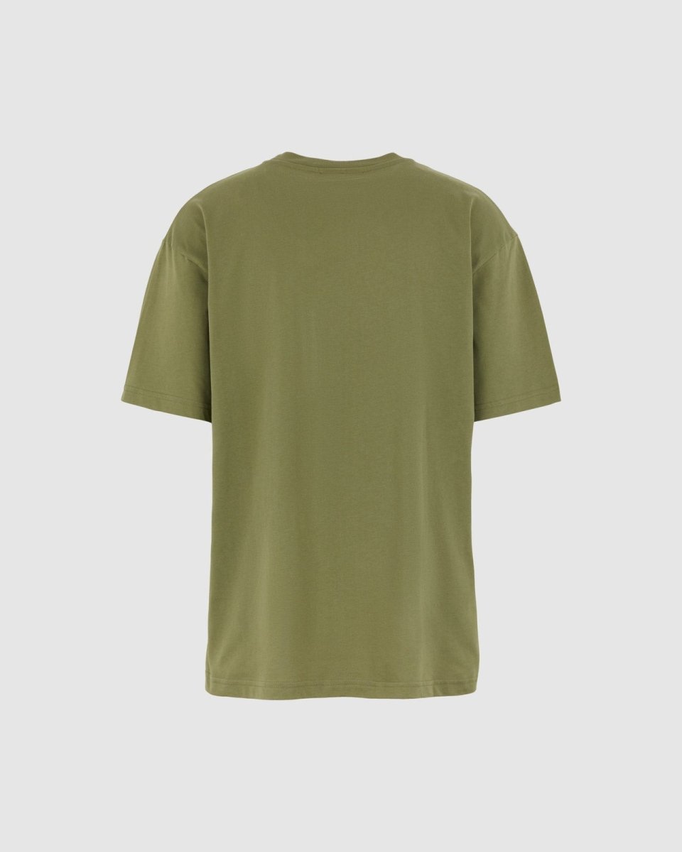 Vision Of Super GREEN T-SHIRT WITH EMBROIDERED FLAMING HEART I Più Venduti