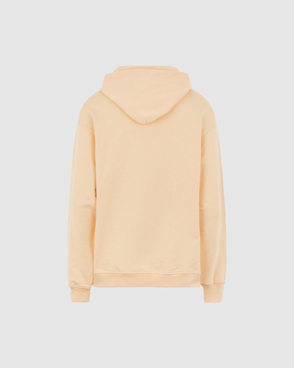 Vision Of Super PEACH HOODIE WITH EMBROIDERED FLAMING HEART Vendite Flash