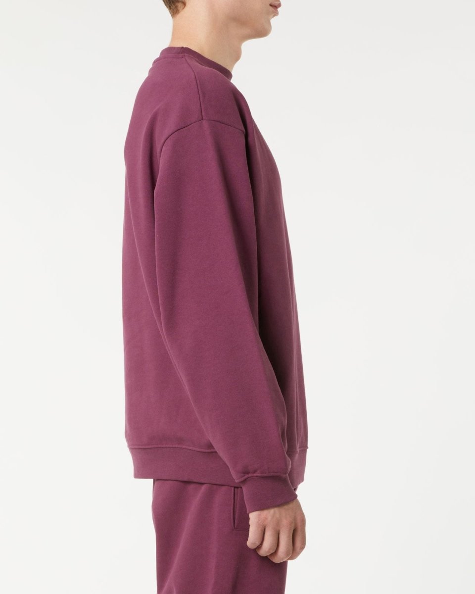 Vision Of Super GRAPE WINE CREWNECK WITH EMBROIDERED LOGO In Saldo
